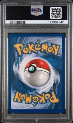 2000 POKEMON PROMO BLACK STAR POKEMON LEAGUE #9 MEW-HOLO PSA 7 - Image 2