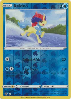 Keldeo 45/189 Reverse Holo | Astral Radiance | Pokemon Card - Image 1