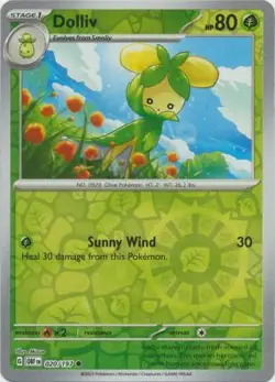 Dolliv 20/197 Reverse Holo | Obsidian Flames | Pokemon Card - Image 1