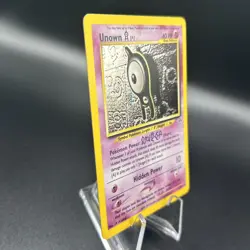 Pokemon TCG Unown A 14/75 Neo Discovery Unlimited Holo Rare WOTC Vintage - Image 2