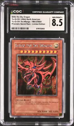 Yu-Gi-Oh! Slifer the Sky Dragon YMA-EN001 CGC 8.5 Movie Ani-Manga Promo - Image 1