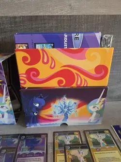 My Little Pony MLP Collectible Card Game Celestial Solstice 100% Complete b227 - Image 2