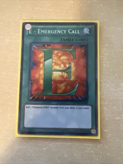 Yu-Gi-Oh E Emergency Call RYMP-EN024 Secret Rare Card NM - Image 1