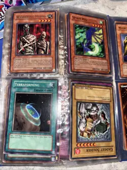 Large Yu-Gi-Oh Card Collection Lot Played Cards Binder 2 Tins Hundreds Mixed - Image 3
