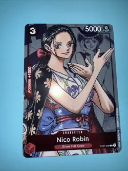 Nico Robin - ST01-008 (Alternate Art) ST01-008 One Piece Promotion Cards Foil - Image 1
