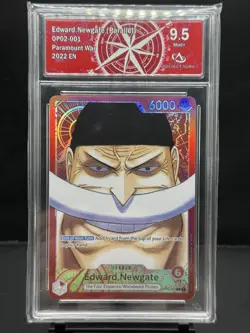 Carte One Piece | Edward Newgate OP02-001 | Eng Collect Aura 9.5 - Image 1