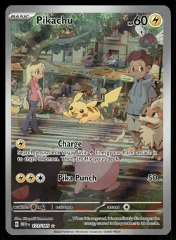 Pokemon Cards Pikachu 173/165 Holo 151 Illustration Rare LP *3 - Image 1