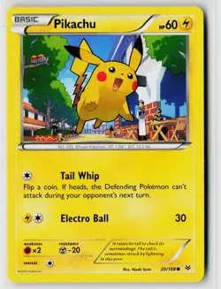 Pokemon Miscellaneous Cards & Products #020/108 Pikachu - Image 1