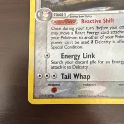 Delcatty 4/92 Legend Maker Holo pokemon card - Image 3