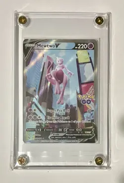 Mewtwo V 072/078 - Alternate Full Art - Pokemon Go - Ultra Rare Pokemon Card - Image 1