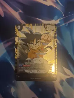 Son Goku : Childhood FP-049 Promo Card Winner Version Dragonball Fusion World - Image 1