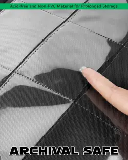 2 Pack 9 Pockets Trading Card Binder Black 40 Sheets 720 Cards Baseball Footb... - Image 3