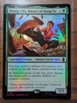 2026 Shang-Chi, Master of Kung Fu 187 MTG MSH Marvel Super Heroes Foil NM - Image 1