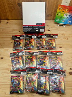 Pokemon TCG Phantasmal Flames Mini Portfolio & Booster Pack Sealed (Lot of 12) - Image 2