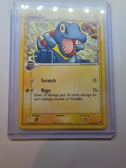 Totodile Delta Species #67/101 Pokemon TCG Dragon Frontiers Non Holo LP - Image 3