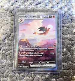 Pokemon TCG Charizard ex 199/165 SV 151 SIR Full Art Holo English 330HP - Image 1