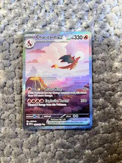 Pokemon TCG Charizard ex 199/165 SV 151 SIR Full Art Holo English 330HP - Image 3