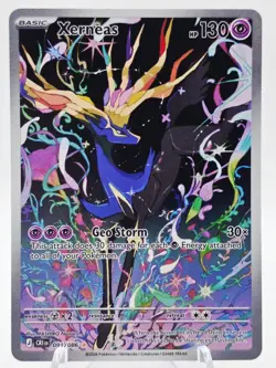 Xerneas 091/086 Pokemon TCG Chaos Rising Illustration Rare Holo NM - Image 1