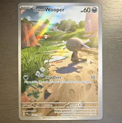 Paldean Wooper 102/094 Illustration Rare PFL EN NM - Image 1