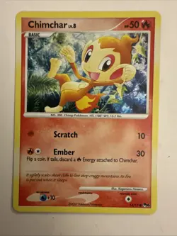 Chimchar 14/17 Pop Series 6 Holo Pokemon TCG LP/NM - Image 1