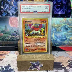 2000 POKEMON JAPANESE NEO 3 #250 HO-OH-HOLO PSA 9 - Image 1