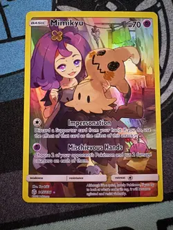 Pokemon The Pokemon Company Mimikyu Sm-Cosmic Eclipse 245/236 Holo Secret Rare … - Image 1