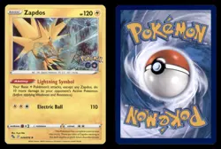 Zapdos 029/078 Holo Rare Pokemon GO Pokemon TCG NM - Image 3