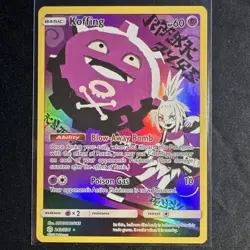 Koffing 243/236 SM Cosmic Eclipse Secret Rare Holo Full Art 60 HP EN 2019 - Image 1