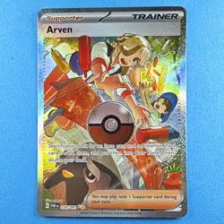 Arven 235/091 Holo Full Art Paldean Fates SIR EN NM/M - Image 1