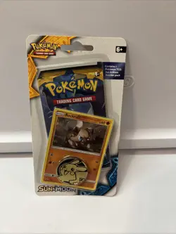 Lot of 2 Sun Moon Checklane Blister Pack Pikipek Rockruff SM06 SM07 Pokemon TCG - Image 3
