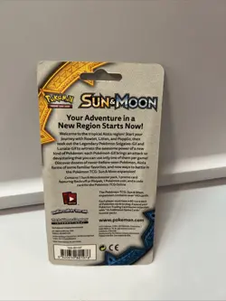 Lot of 2 Sun Moon Checklane Blister Pack Pikipek Rockruff SM06 SM07 Pokemon TCG - Image 4