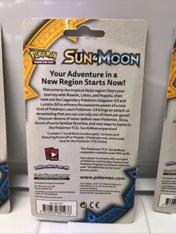 Lot of 5 Sun Moon Checklane Blister Pack Art SET Pikipek Pokemon TCG - Image 4