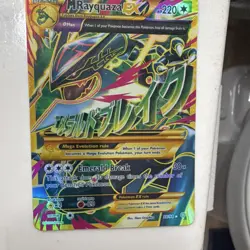Pokemon Co. M Rayquaza EX 98/98 XY Ancient Origins Ultra Rare FA Holo Eng - Image 1