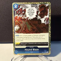 One Piece TCG PRB-01 Hound Blaze Alt Art OP05-057 R ENG NM - Image 1