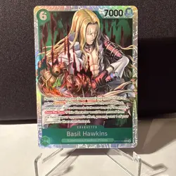 ONE PIECE Card Game TCG / Basil Hawkins OP07-029 V.1 / SR English NM - Image 1