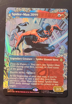 Spider-Man 2099 (0216) (Borderless) (FOIL) ✅ Spiderman ✅ Magic (mtg) - Image 1