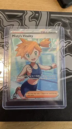 Pokemon TCG Mistys Vitality 111/084 Trainer Card Pitch Black - Image 1