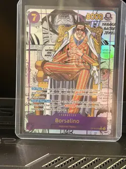 Borsalino OP16-073 R Manga Alternate Art One Piece Card Game NM/Mint Case Fresh - Image 1