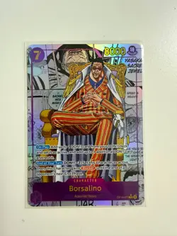 Borsalino OP16-073 R Manga Alternate Art One Piece Card Game NM/Mint Case Fresh - Image 5