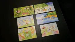 Pokemon Southern Islands 6 Card Postcard Set Complete Near Mint Vintage WOTC - Image 1