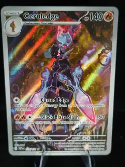 Pokemon Cards Ceruledge 197/191 Holo Surging Sparks Illustration Rare NM - Image 1