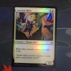 MTG Amateur Hero SPE 0001 (Foil) [Marvel's Spider-Man, near mint] - Image 1