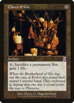 MTG Claws of Gix - 107 / English / Moderately Played - Image 1