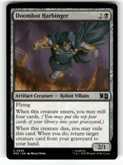 Doombot Harbinger 655 Commander: Marvel Super Heroes Magic: The Gathering NM - Image 1