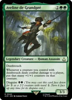Foil - Aveline de Grandpre - 40 / LP / English MTG - Image 1