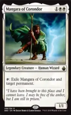 x1 Mangara of Corondor - Foil R MTG Battlebond M/NM, English - Image 1