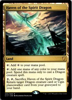 Haven of the Spirit Dragon 255 Rare Commander 2017 MTG NM - Image 1