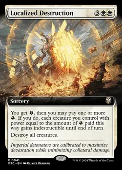 MTG - Localized Destruction - Extended Art - MH3 Commander - Magic the Gathering - Image 1