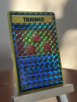 Vintage Trainer Revive Japanese Pokemon Vending Sticker Holo Prism - Image 2