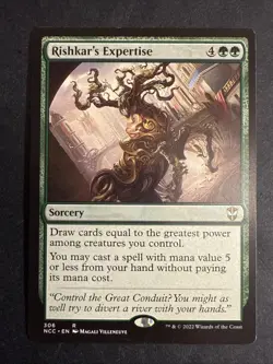 Rishkar's Expertise Commander Streets of New Capenna Commander MTG LP - Image 1